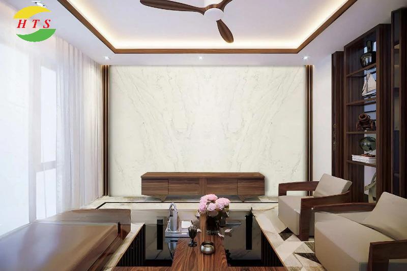 tranh đá thạch anh màu trắng